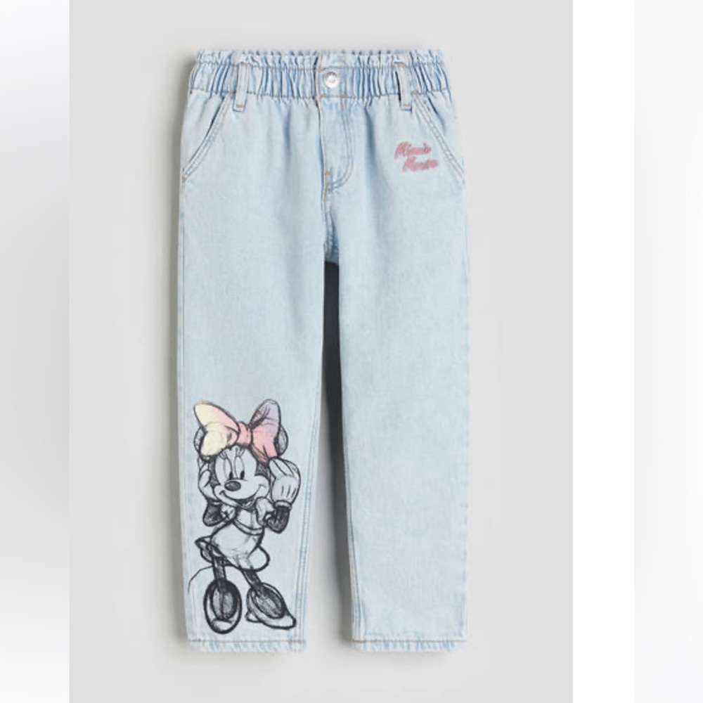 H&M Minnie Mouse Relaxed Jeans